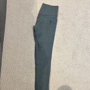Athleta Salutation Stash Pocket - Dark Teal High-Waisted Leggings